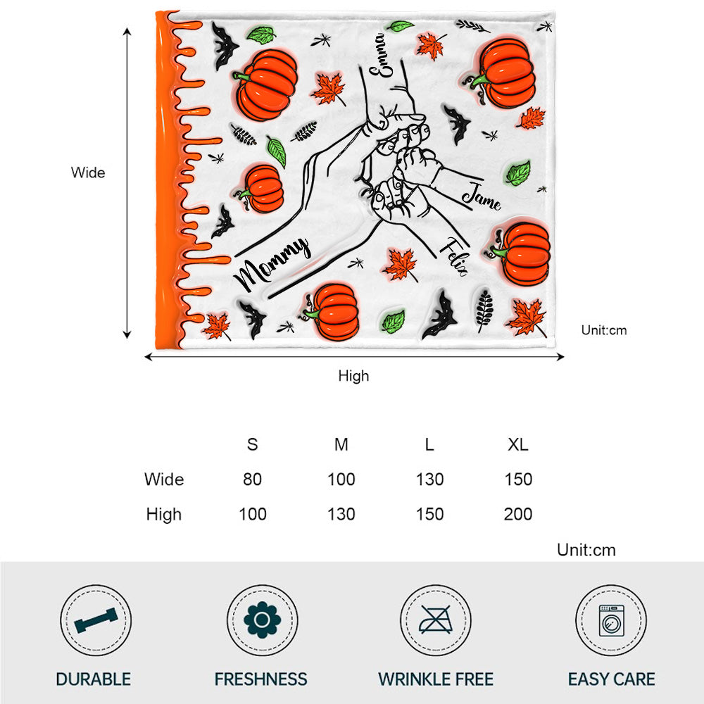 Halloween Mama/ Mimi/ Grandma... - Personalized Mother Blanket