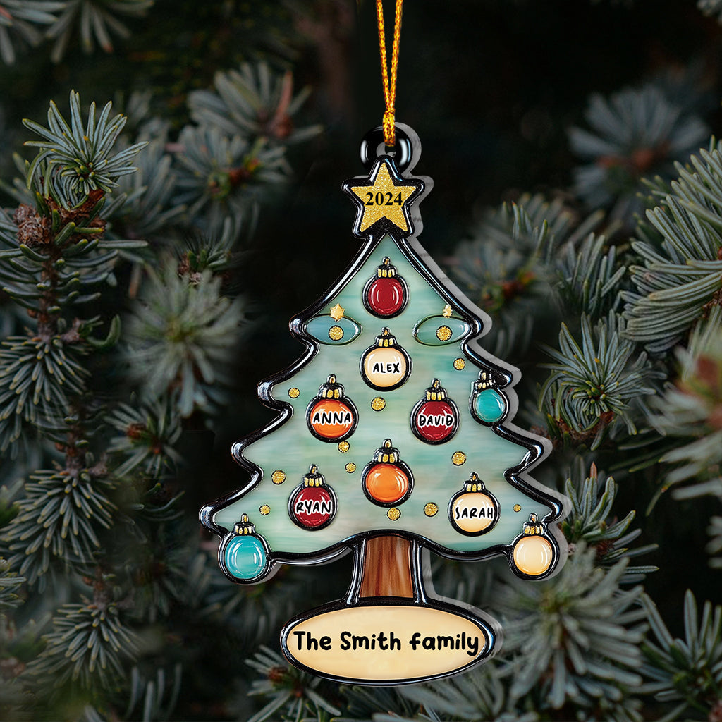 Frohe Weihnachten – Personalisierter Familienschmuck