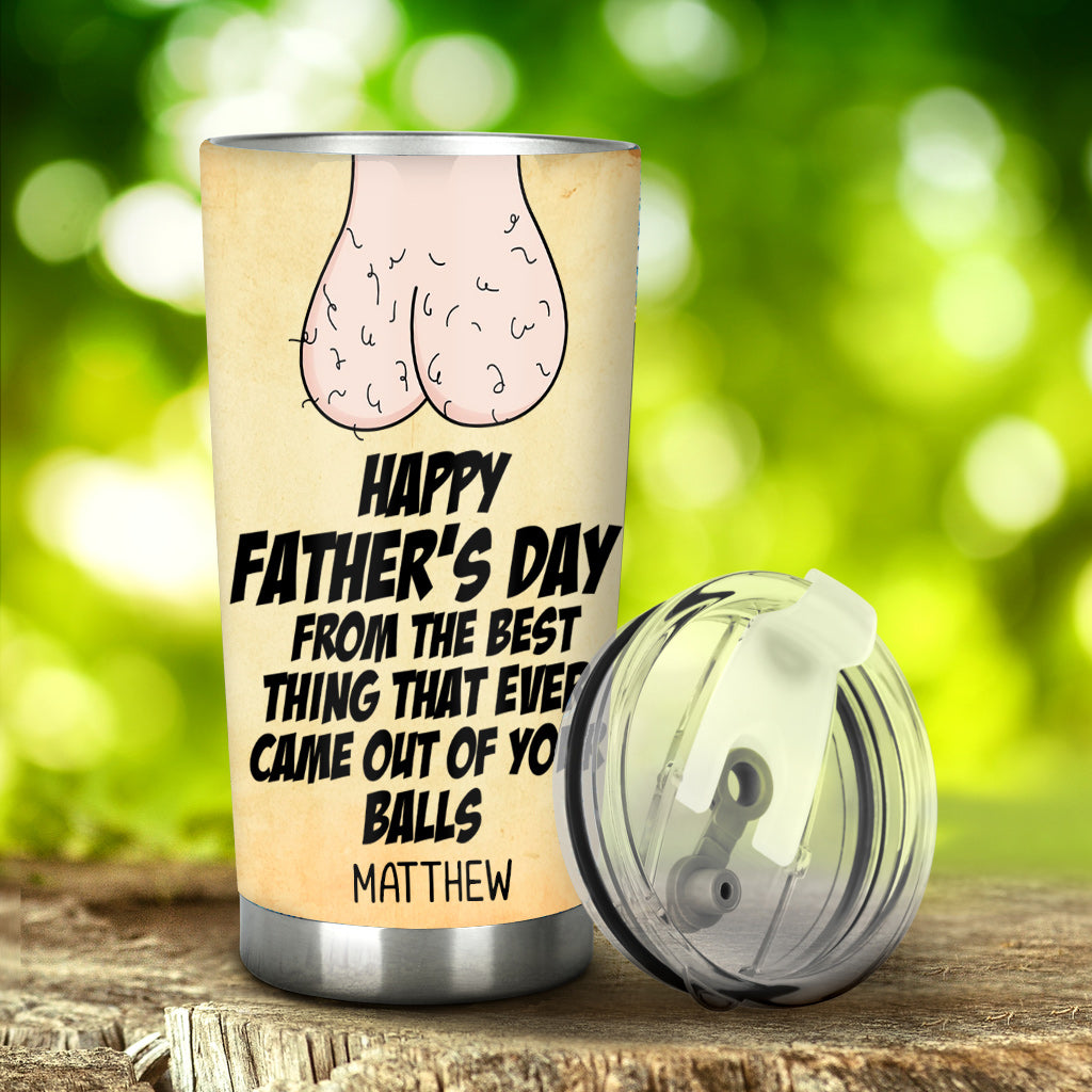Happy Father's Day - Personalized Father Tumbler