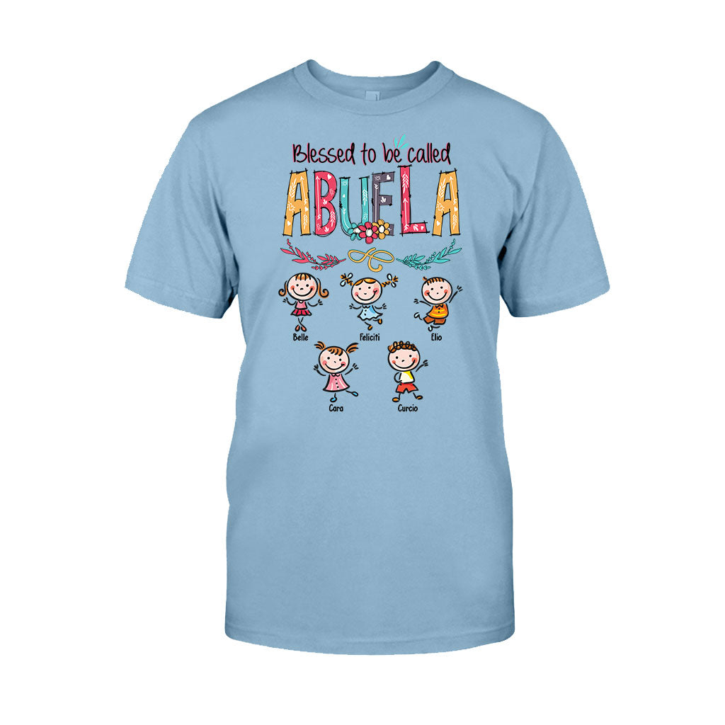 Dios Me Regaló Dos Títulos - Personalized Grandma T-shirt And Hoodie