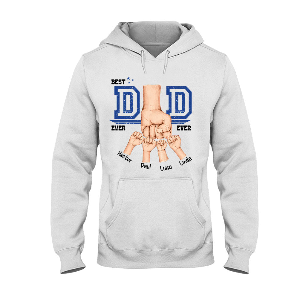 Daddy's Team Fist Bump - Personalized Father T-shirt And Hoodie