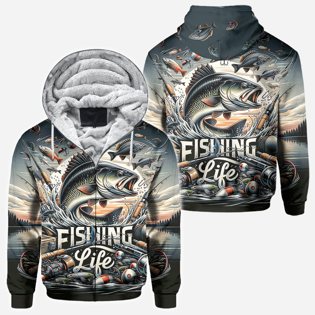 Fishing Life - Fishing All Over Shirt