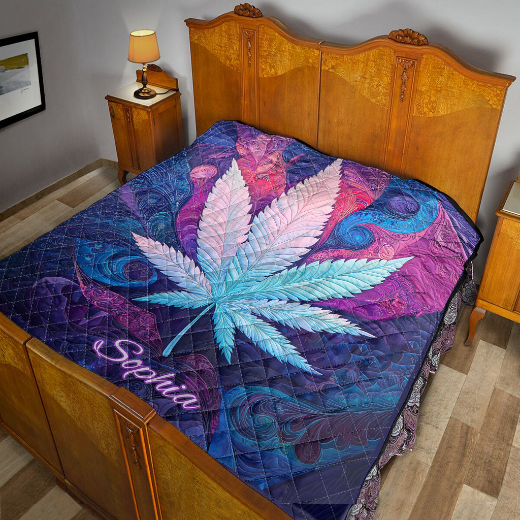 Wunderschöne Cannabis-Personalisierte Weed-Decke