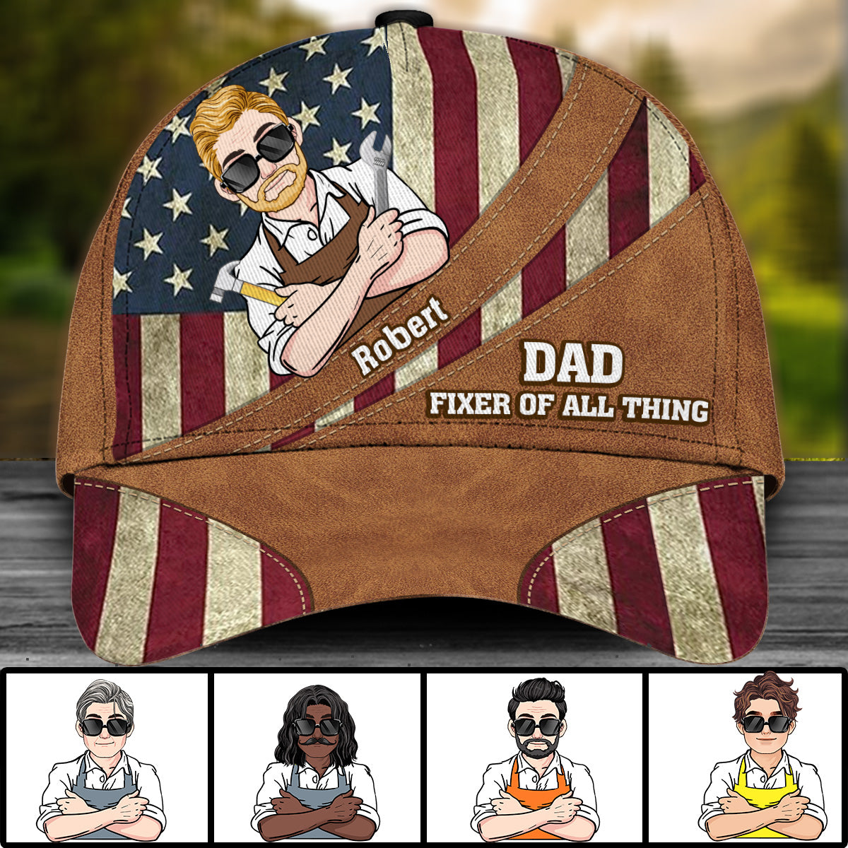Fixer Of All Things - Personalized Father Classic Cap