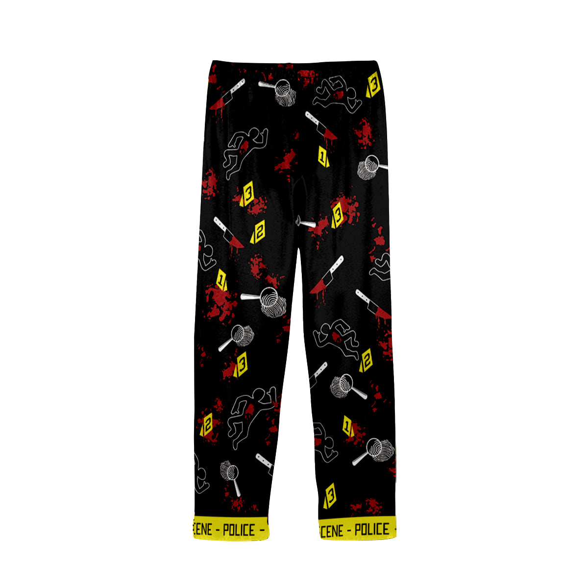 True Crime Junkie – Personalisierter Pyjama mit Knopfleiste
