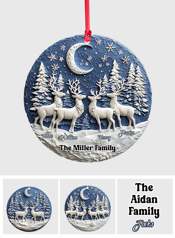 Schöne Nacht, stille Nacht – personalisierter Familienschmuck