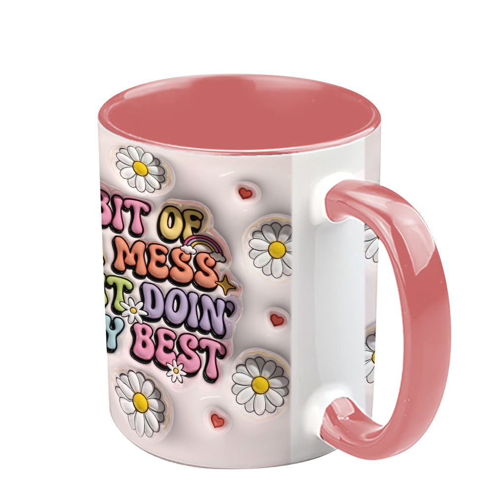 Ich gebe mein Bestes – personalisierte Tasse