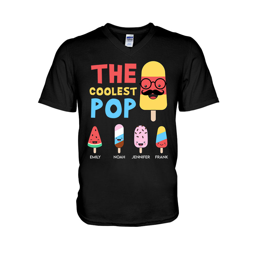 The Coolest Pop - Personalized Grandpa T-shirt And Hoodie
