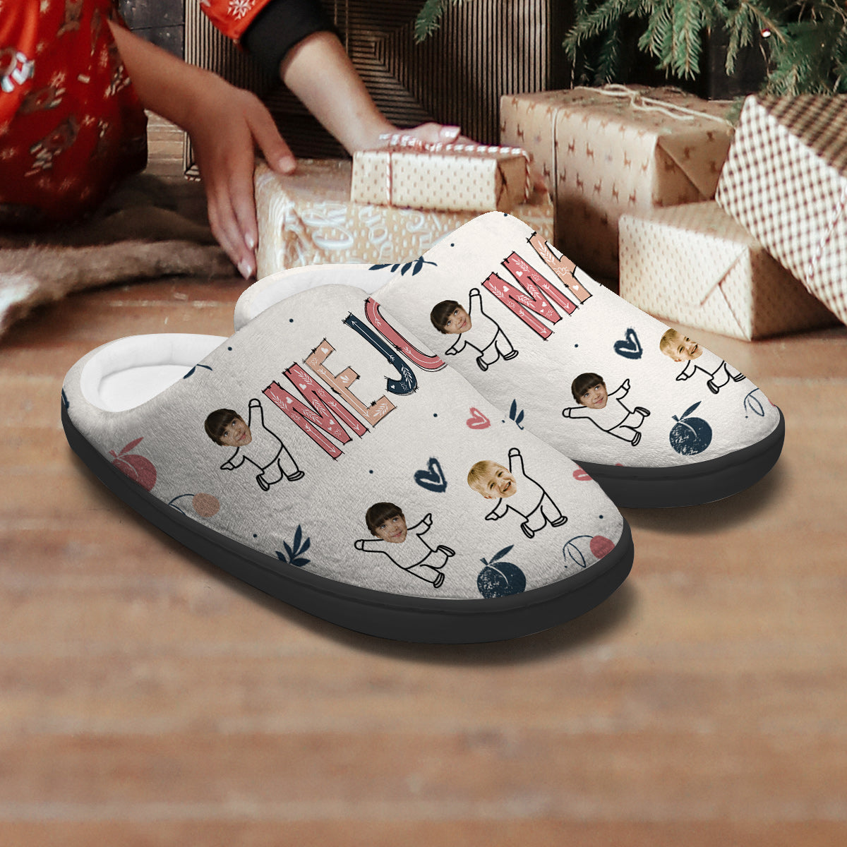 Mejor Mamá Feliz Día de la Madre - Personalized Mother Slippers