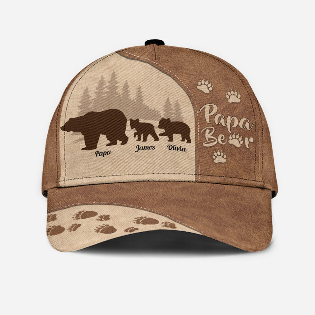 Papa Bear - Personalized Father Classic Cap