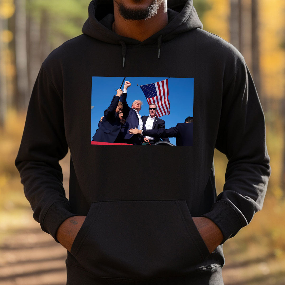 T-shirt « Never Surrender », T-shirt « Fight For America », T-shirt et sweat à capuche « Rallye 2024 »