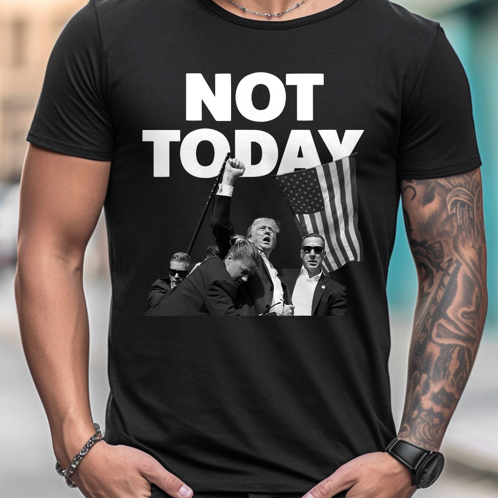 „Nicht heute“-T-Shirt, „Niemals aufgeben“-Shirt, „Kämpfe für Amerika“-T-Shirt, Retro-Rallye-Shirt, „Kämpfen, kämpfen, kämpfen“-Shirt & Hoodie