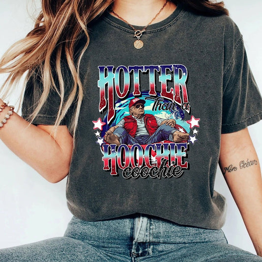 Donald Trump Sommer-Vibe – Heißer als ein Schnösel-Shirt, Trump 2024 T-Shirt, Heißer als ein Schnösel-Shirt, Wahl-Shirt 2024, Amerika-Shirt, T-Shirt & Hoodie