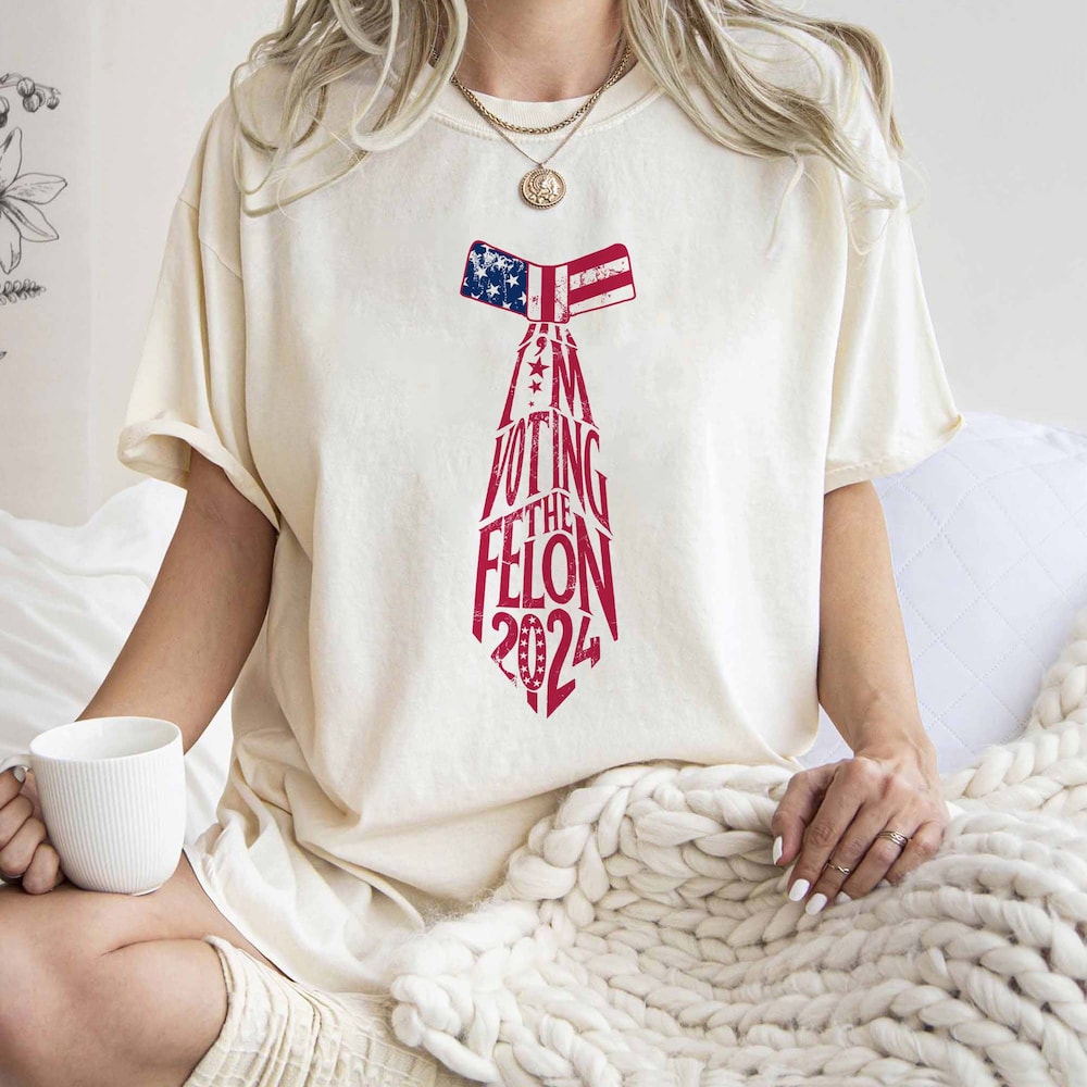 T-shirt « Je vote pour les couleurs des criminels », T-shirt Élection 2024, T-shirt « Make America Great Again », T-shirt politique humoristique, T-shirt et sweat à capuche graphiques sarcastiques