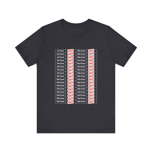 34 Counts 34 Gu1lty T-shirt, Political Shirt, Trump 2024 Shirts, Republican Shirts, Pro Trump Tshirt, 45 47 Shirt, MAGA Shirt T-shirt & Hoodie