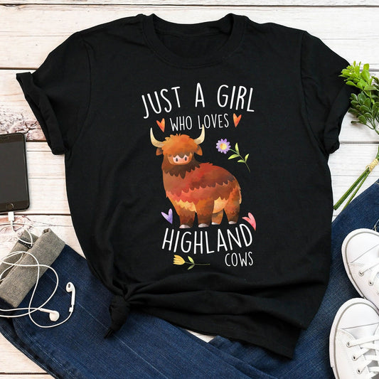 T-shirt et sweat à capuche Highland Cow Lover 0624