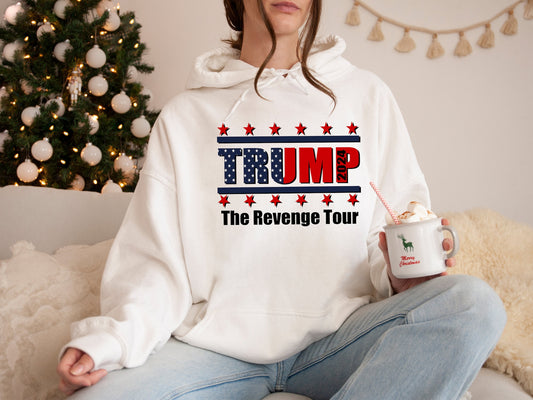 Trump The Revenge Tour Hoodie, Trump 2024 Hoodie, Politischer Hoodie, Republikaner-Hoodie, Patriotischer Hoodie, Republikanische Hoodies T-Shirt & Hoodie