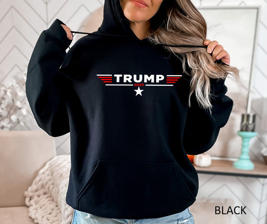 Trump 2024 Hoodie, Donald Trump, Trump Sweatshirt, Trump Hoodie, Donald Trump 2024, Trump Wanted For President 2024, Trump Back Again T-Shirt & Hoodie