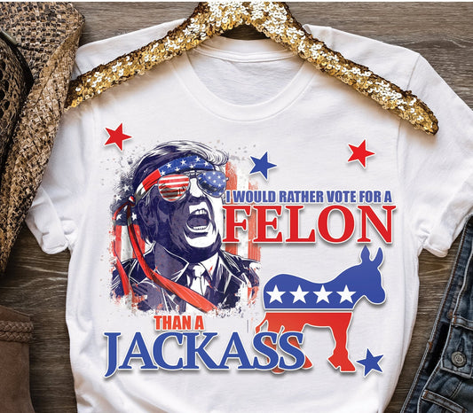 Lieber für einen Feigling als für einen Idioten – T-Shirt, „Wählt Trump“-Shirt, „Trump-Take“-Shirt, T-Shirt & Hoodie