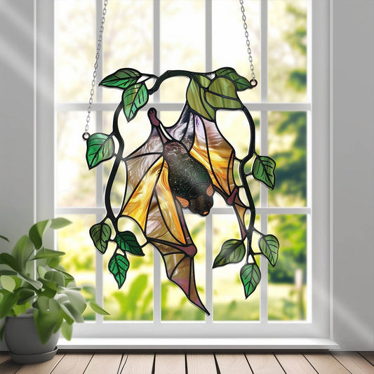 Fledermaus-Acryl-Fensterhänger-Sonnenfänger-Ornament Halloween-Fensterhänger-Sonnenfänger-Ornament 0924 