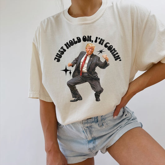 Lustiges Trump-Tanz-Shirt, Shirt in Vintage-Farben, Retro-Donald-Trump-Shirt, Präsidentschaftswahlen 2024, T-Shirt & Hoodie mit tanzendem Trump-Motiv