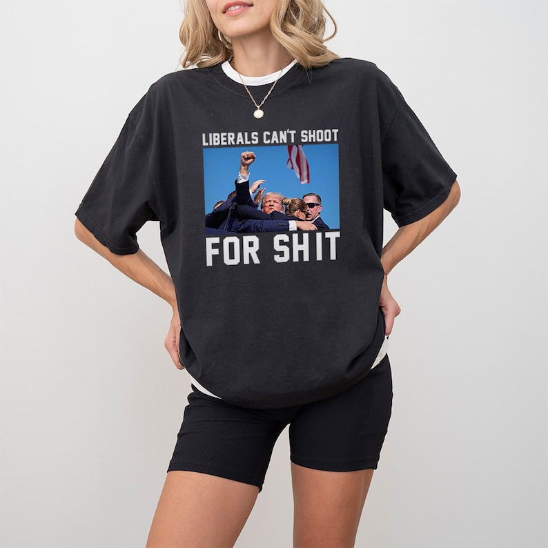 T-Shirt & Hoodie „Liberale dürfen nicht schießen“ 0924