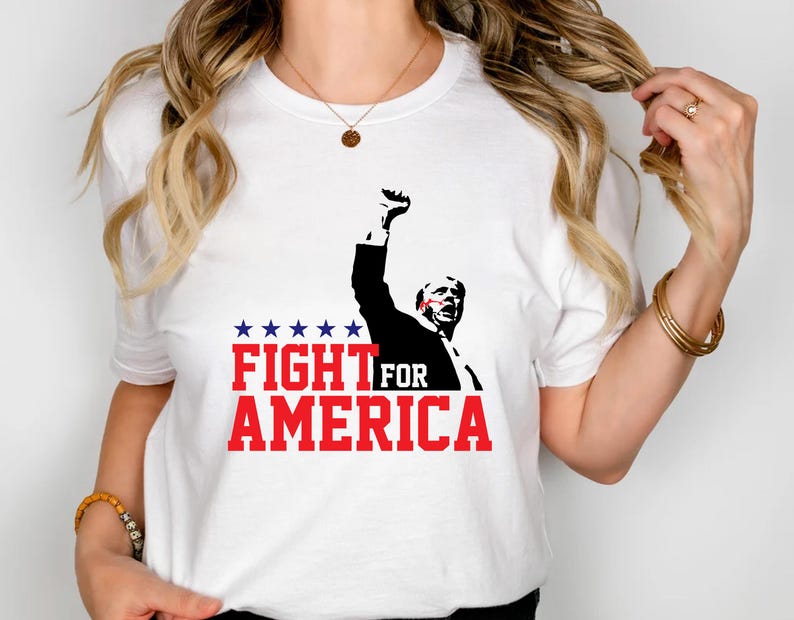 Trump „Kämpfe für Amerika“-T-Shirt & Hoodie 0924