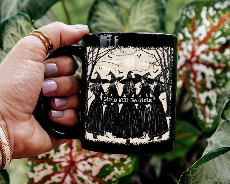 Girls Will Be Girls - Witchy Halloween Witch Mug 0924