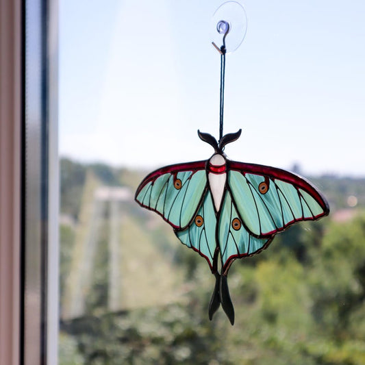 Halloween-Schmetterling-Fensterhänger-Sonnenfänger-Ornament Halloween-Fensterhänger-Sonnenfänger-Ornament 0924 