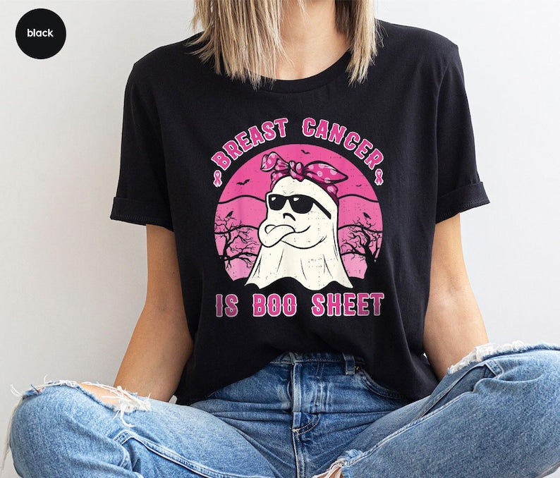 Brustkrebs ist Mist! T-Shirt, Brustkrebs-Shirt, T-Shirt mit rosa Schleife, T-Shirt für Krebsüberlebende, T-Shirt und Hoodie zur Sensibilisierung für Brustkrebs 0924