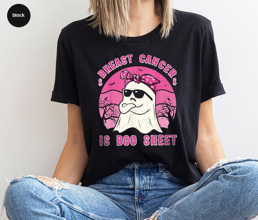 Brustkrebs ist Mist! T-Shirt, Brustkrebs-Shirt, T-Shirt mit rosa Schleife, T-Shirt für Krebsüberlebende, T-Shirt und Hoodie zur Sensibilisierung für Brustkrebs 0924