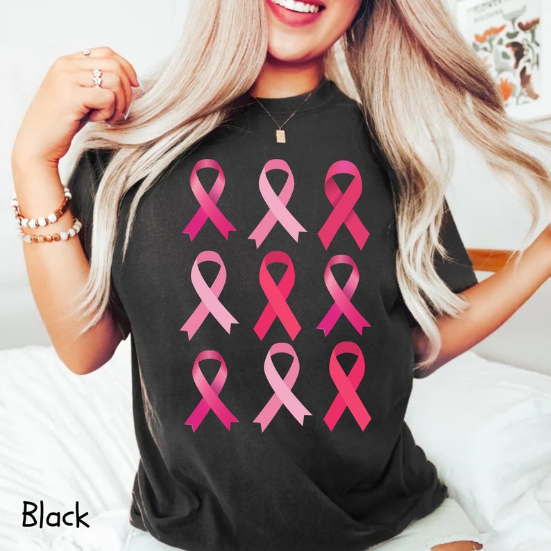 Brustkrebs-Shirt, T-Shirt und Hoodie zur Sensibilisierung für Brustkrebs 0924