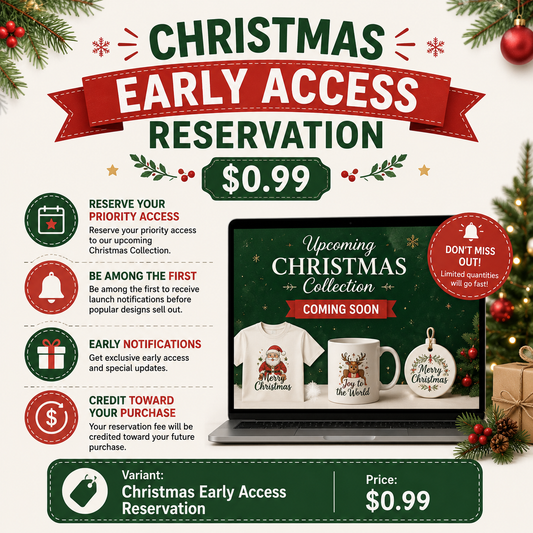 Christmas Early Access Reservation - $0.99
