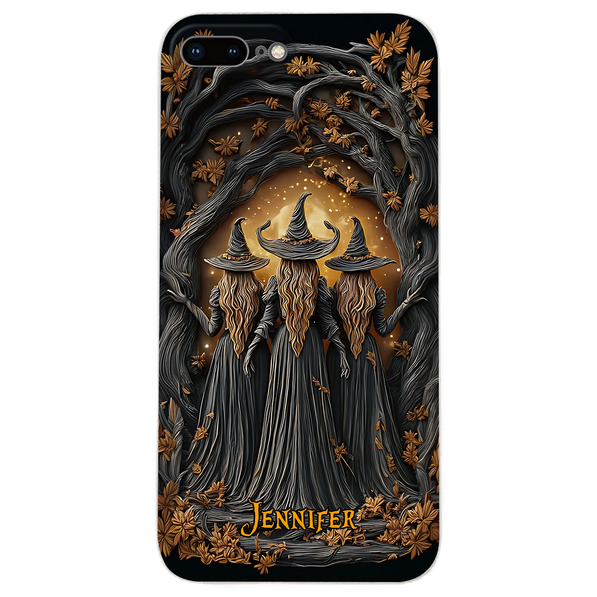 Best Witches - Personalized Witch Leather Phone Case