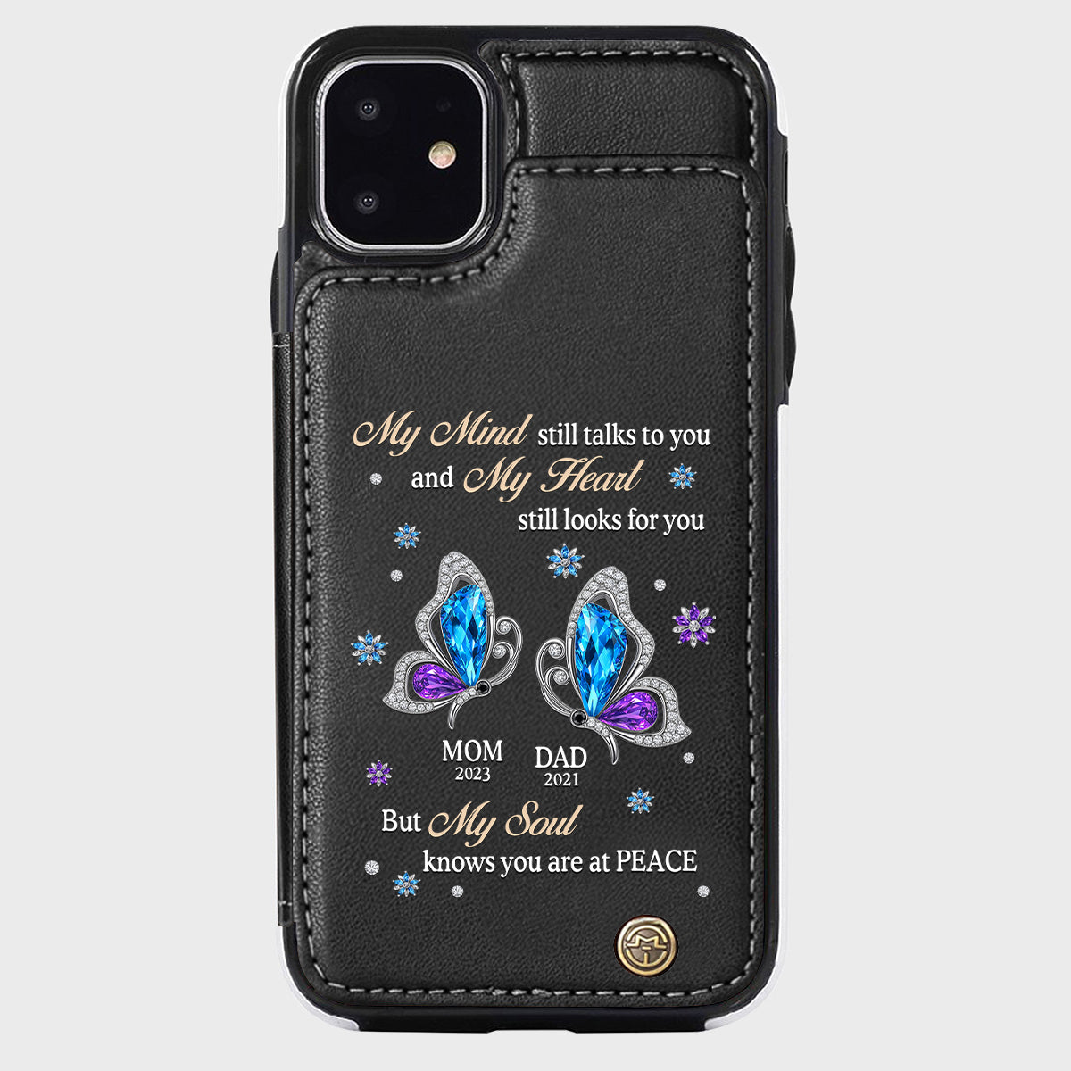 I Love You Forever - Personalized Memorial Wallet Phone Case