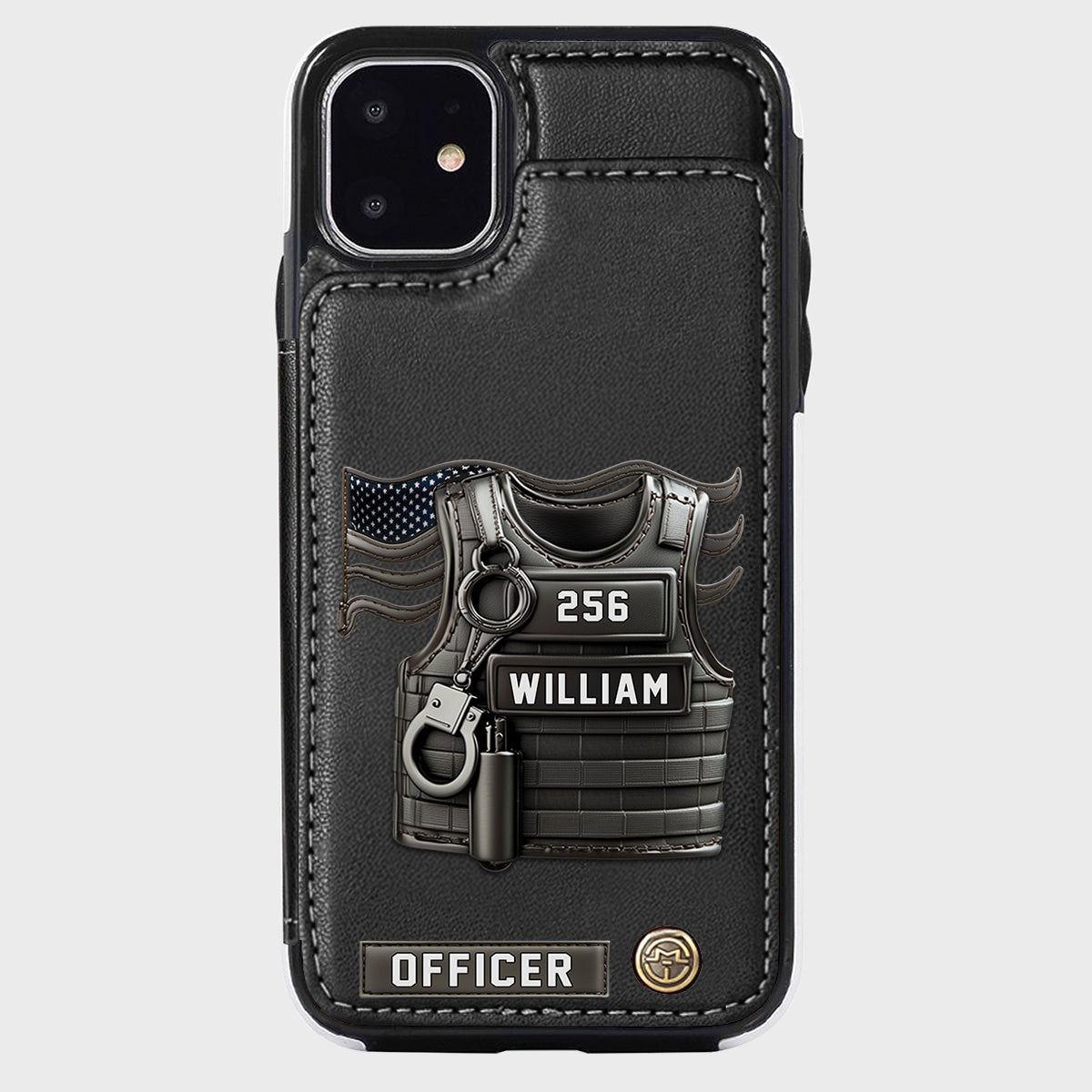 Dienen und Schützen – Personalisierte Handyhülle im Polizei-Look