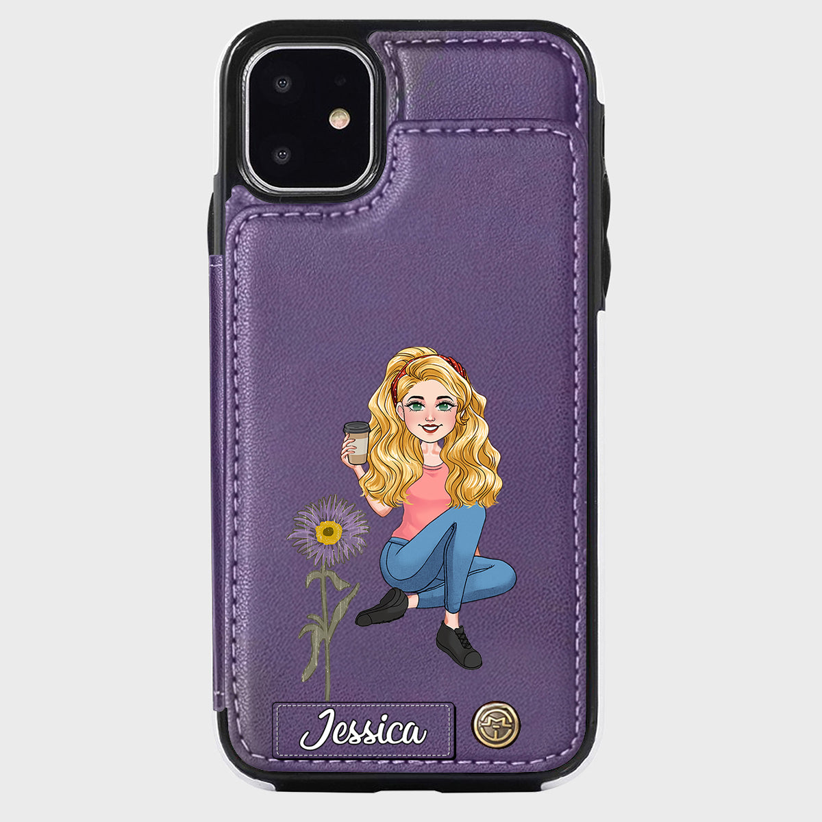 Gift For Friends Birth Month - Personalized Bestie Wallet Phone Case