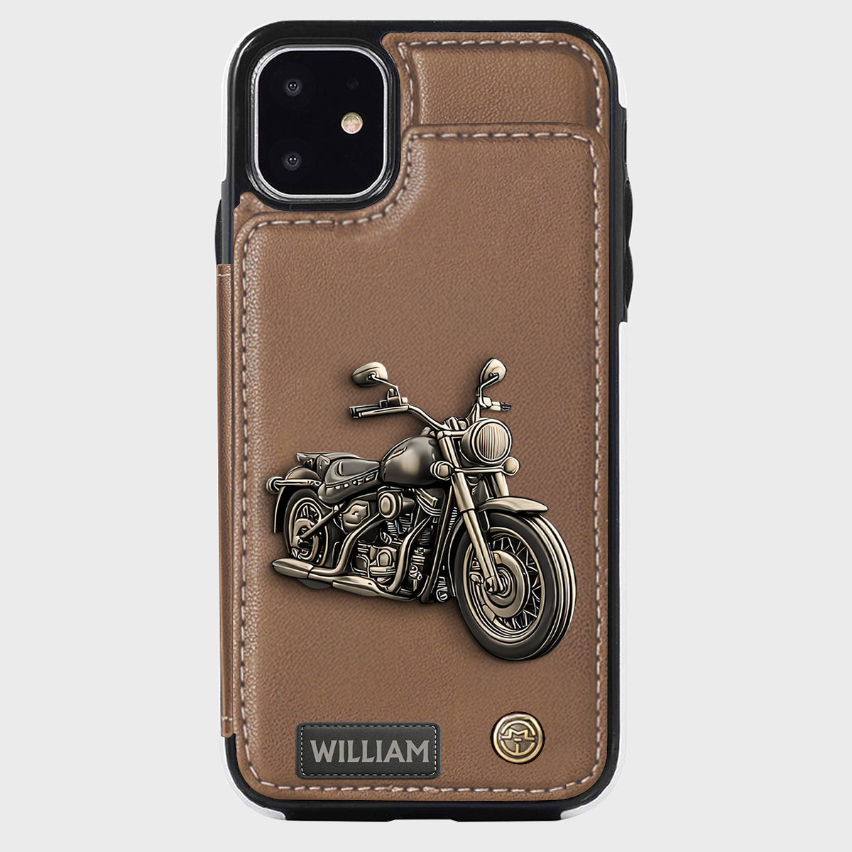 Étui portefeuille personnalisé pour motard passionné