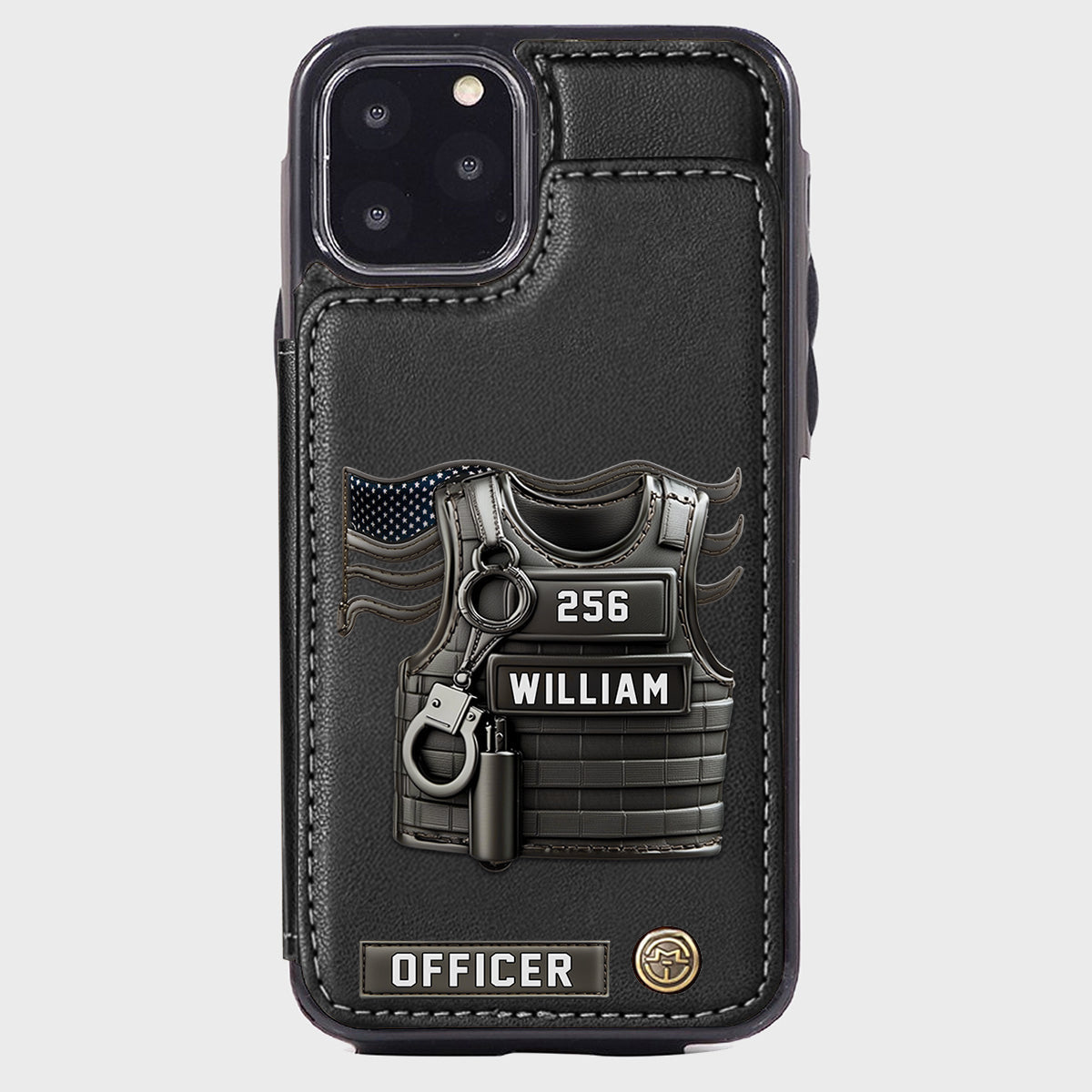 Dienen und Schützen – Personalisierte Handyhülle im Polizei-Look