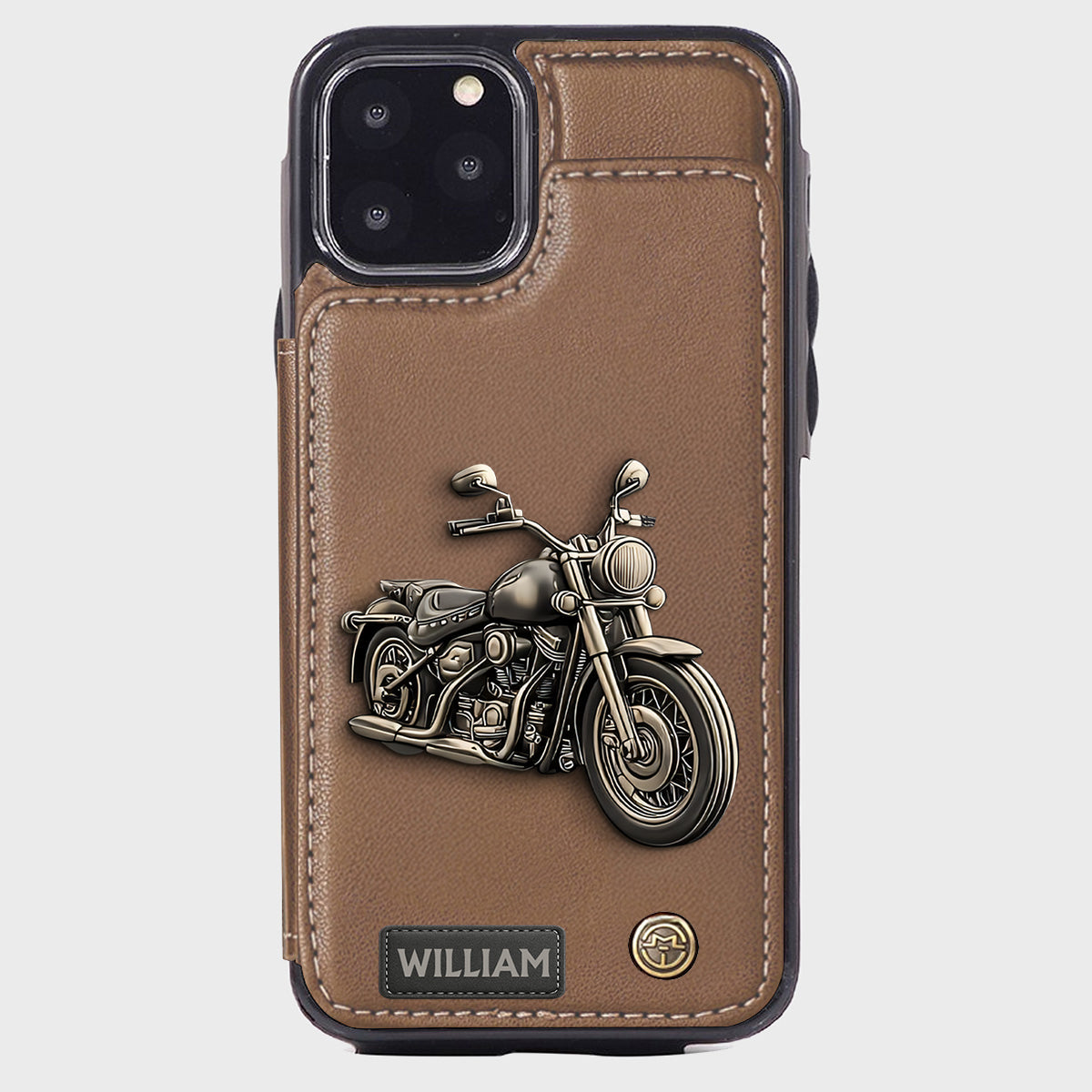 Étui portefeuille personnalisé pour motard passionné