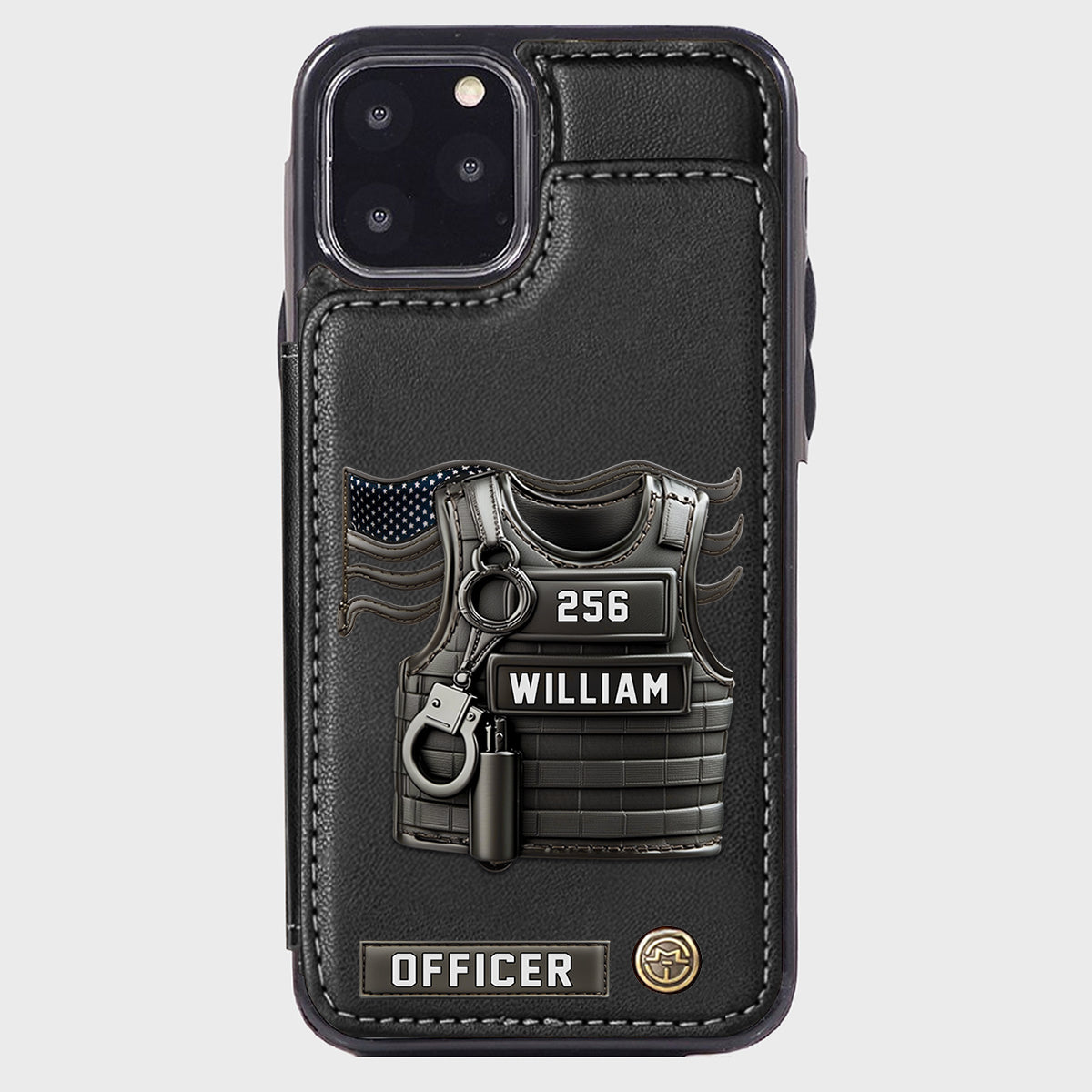 Dienen und Schützen – Personalisierte Handyhülle im Polizei-Look