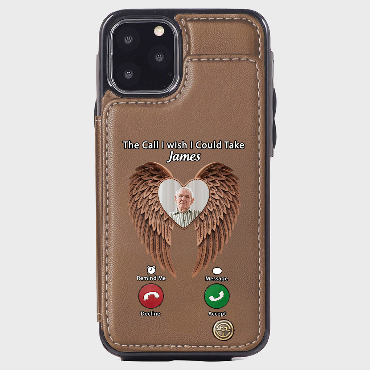 The Call I Wish I Could Take - Personalized Memorial Wallet Phone Case