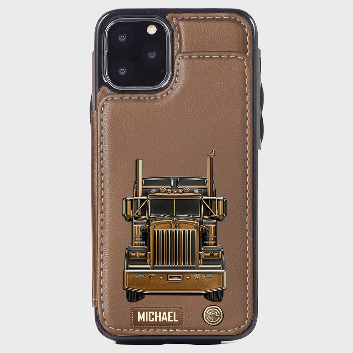 Étui portefeuille personnalisé pour chauffeur routier