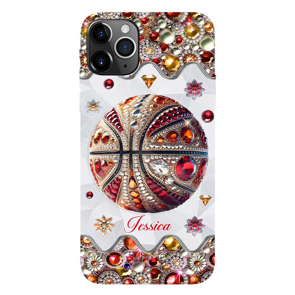 Passionné de basketball - Coque de téléphone personnalisée avec imprimé intégral de basketball