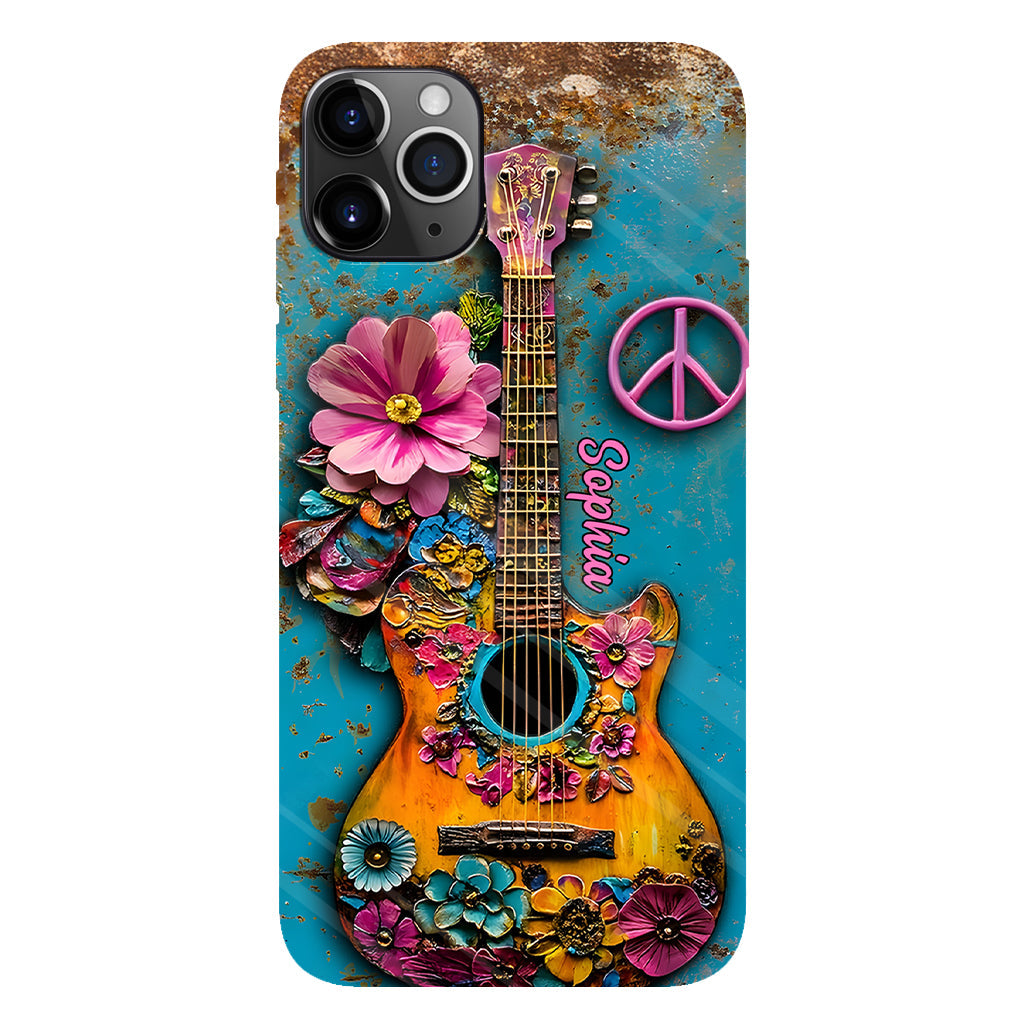 Coque de téléphone personnalisée Hippie Soul - Motif hippie intégral