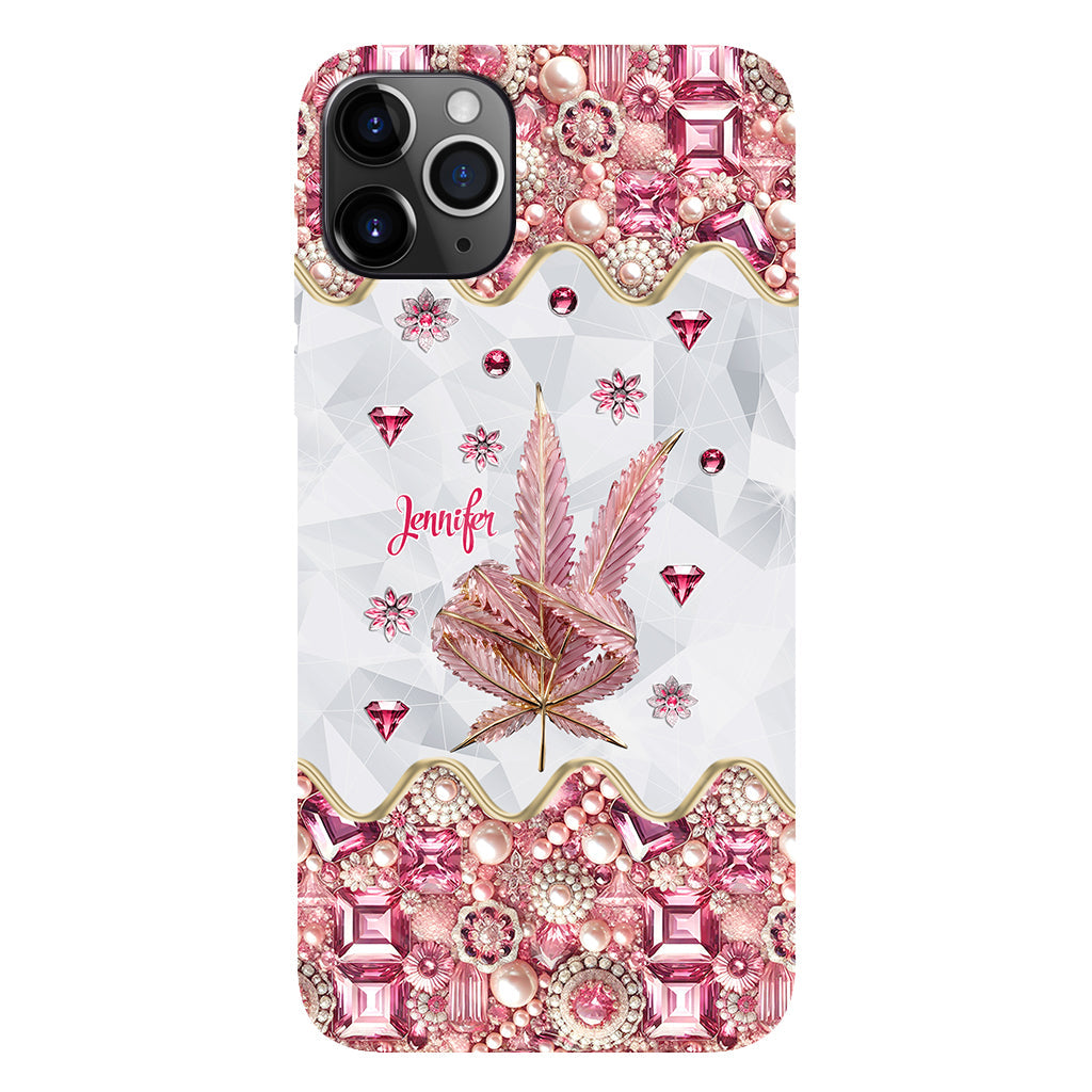 Il y a toujours du cannabis quelque part - Coque de téléphone et support de téléphone personnalisés avec impression intégrale -