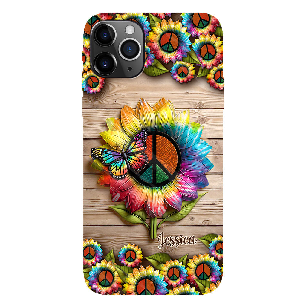 Hippie Soul – Personalisierte Handyhülle mit Hippie-Vollbilddruck