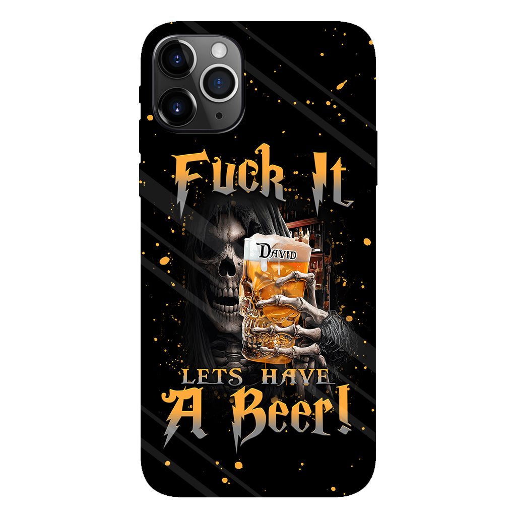 Prenons une bière ! - Coque de téléphone personnalisée avec impression intégrale sur le thème de la bière