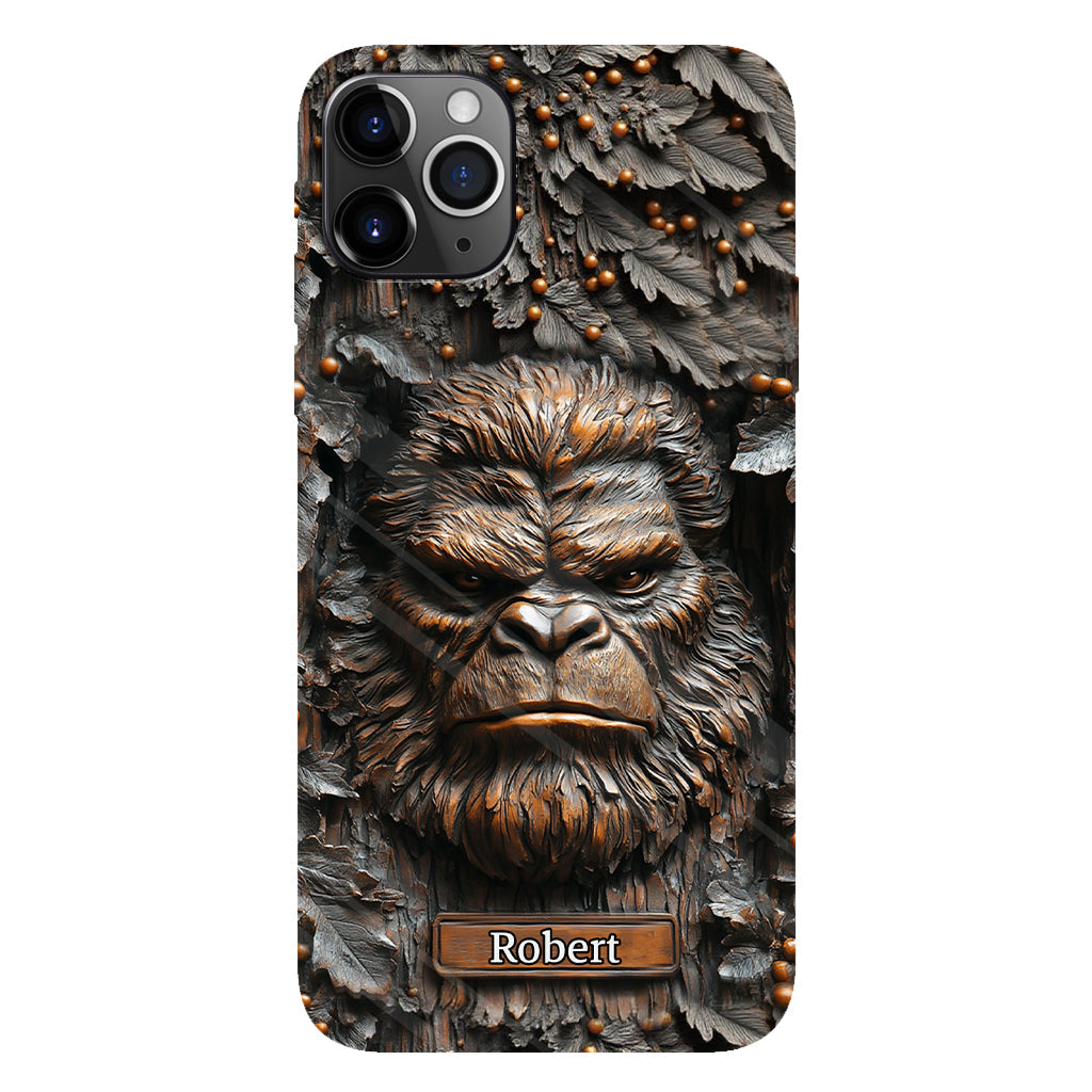 Sasquatch - Coque de téléphone personnalisée avec motif intégral pour le camping