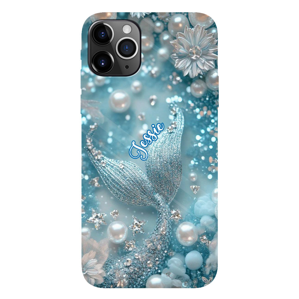 Petite plage salée - Coque de téléphone personnalisée pour amoureux de la mer avec impression intégrale